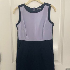 Land's End 4P navy lavender dress